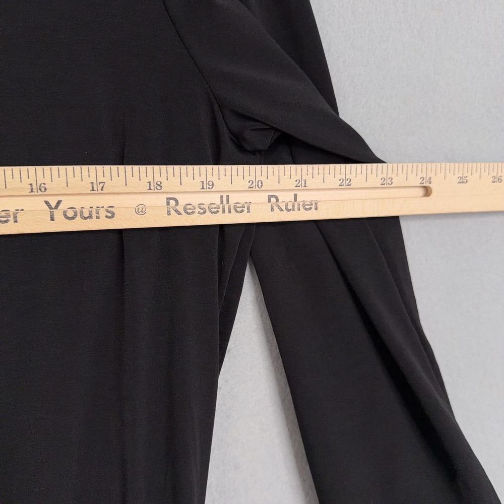 Chicos Travelers Jumpsuit Womens 2 Petite Black Easy Chick Utility Pockets NWT - Picture 11 of 15